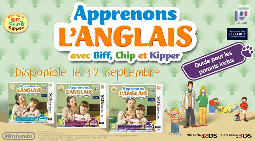 Illustration de l'article sur Apprenons l'anglais avecBiff, Chip et Kipper