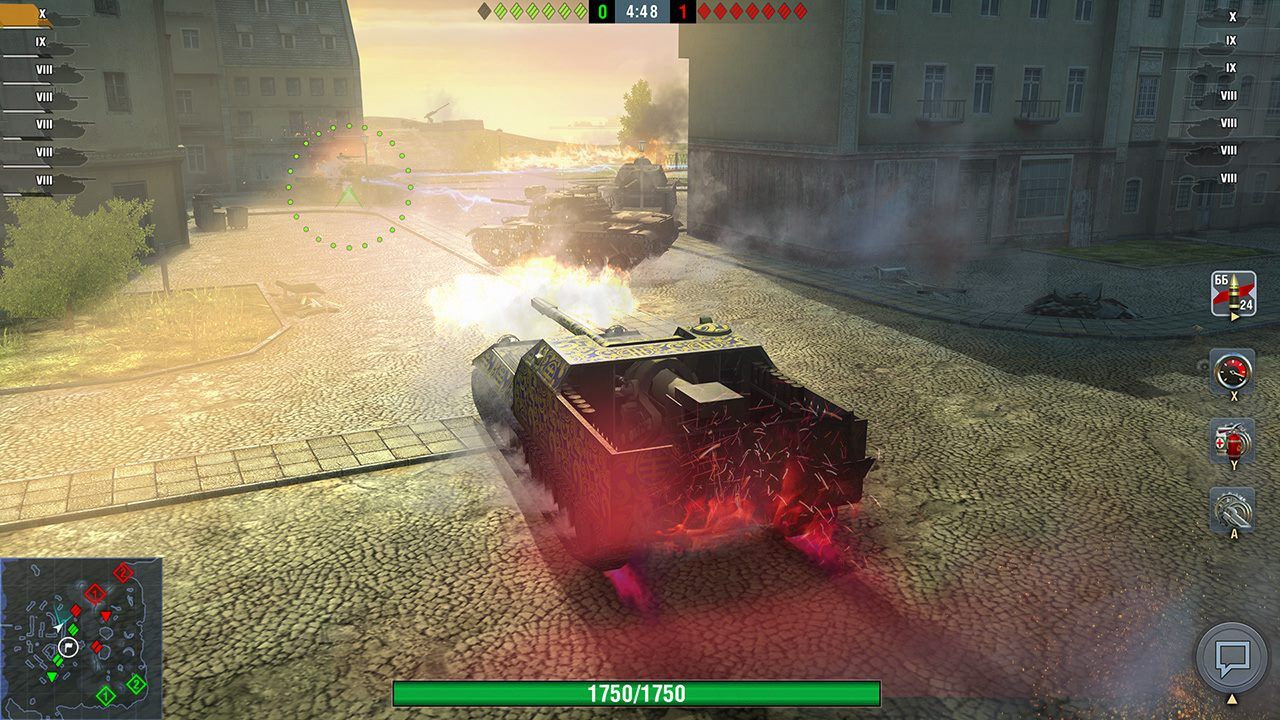 Illustration de l'article sur World of Tanks Blitz sortsur la Nintendo Switch