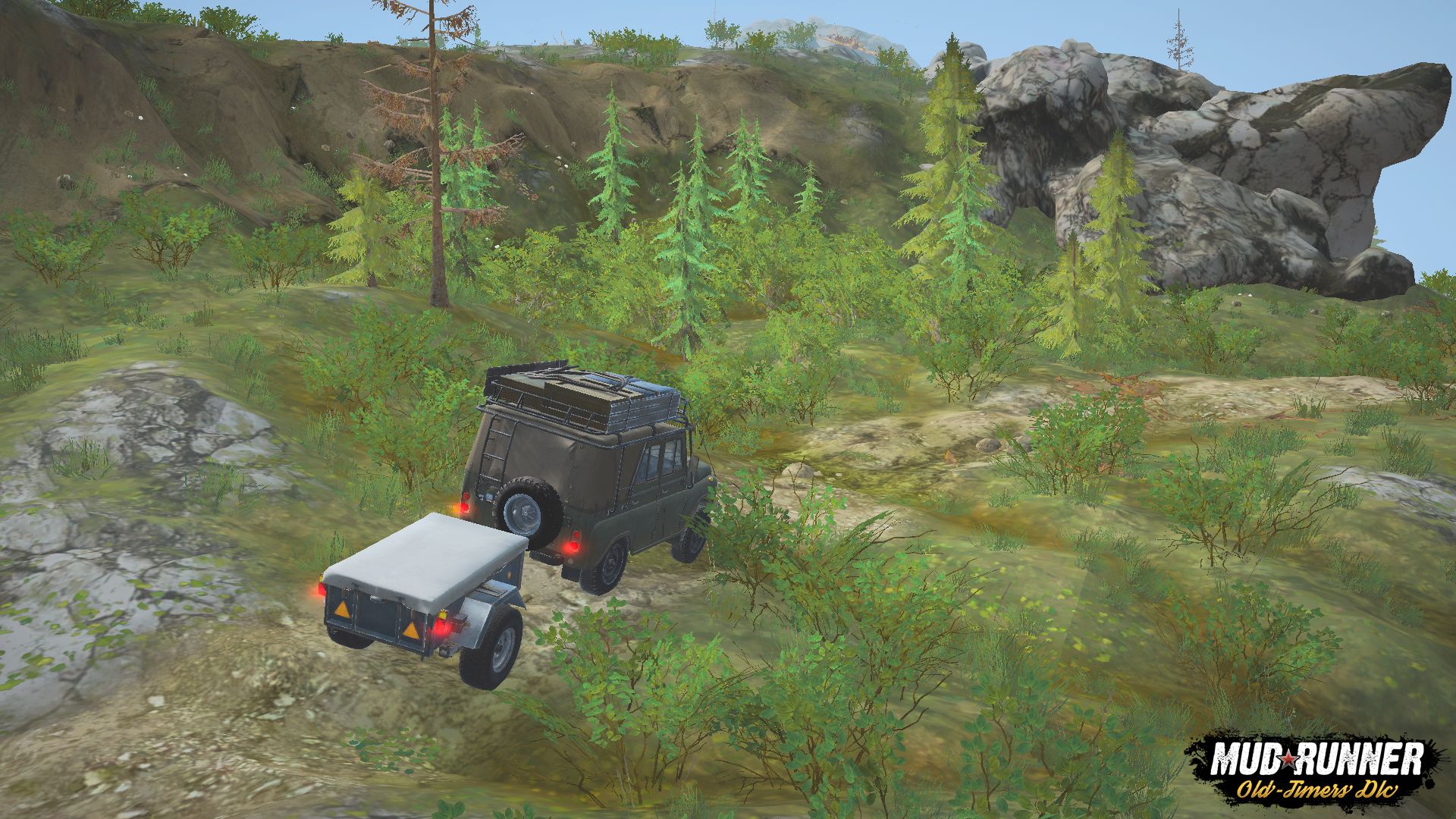 Illustration de l'article sur MudRunner Mobile : Old-Timers et Pack 4-DLC sont disponibles