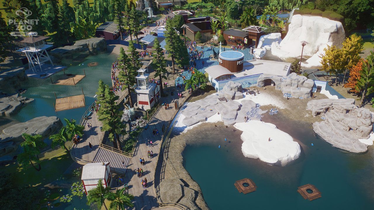 Illustration de l'article sur Planet Zoo crée des remousavec le pack aquatique