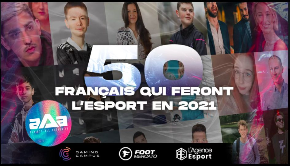 Illustration de l'article sur Qui sont les 50 fran�aisqui feront l�esport en 2021 ?