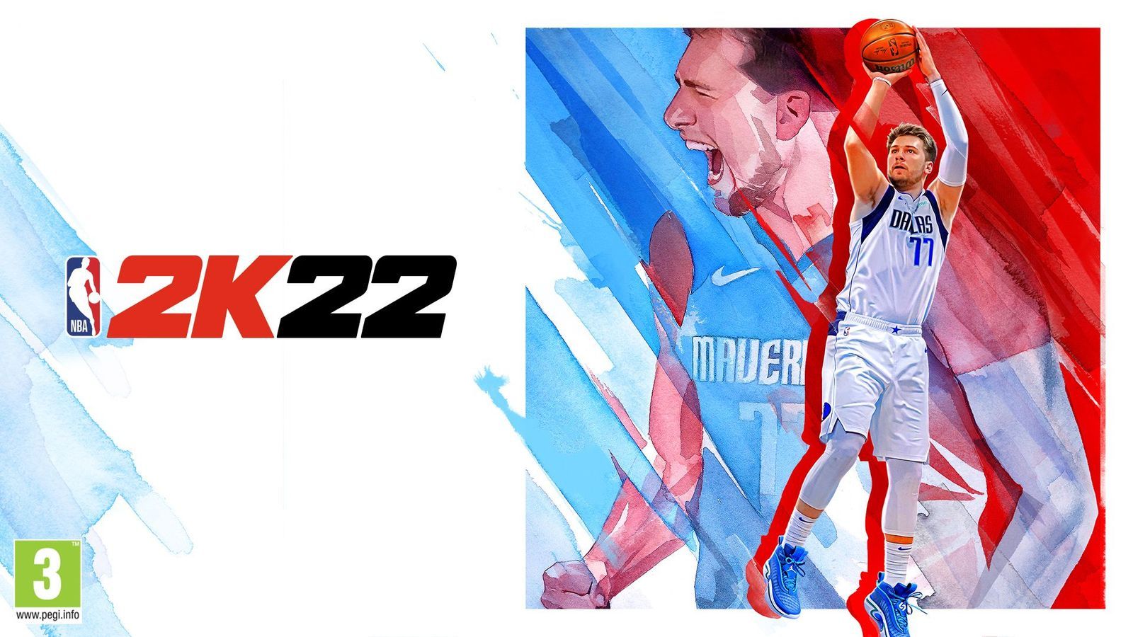 Illustration de l'article sur NBA 2K22 : Luka Doncic et 3 légendes NBA en couverture