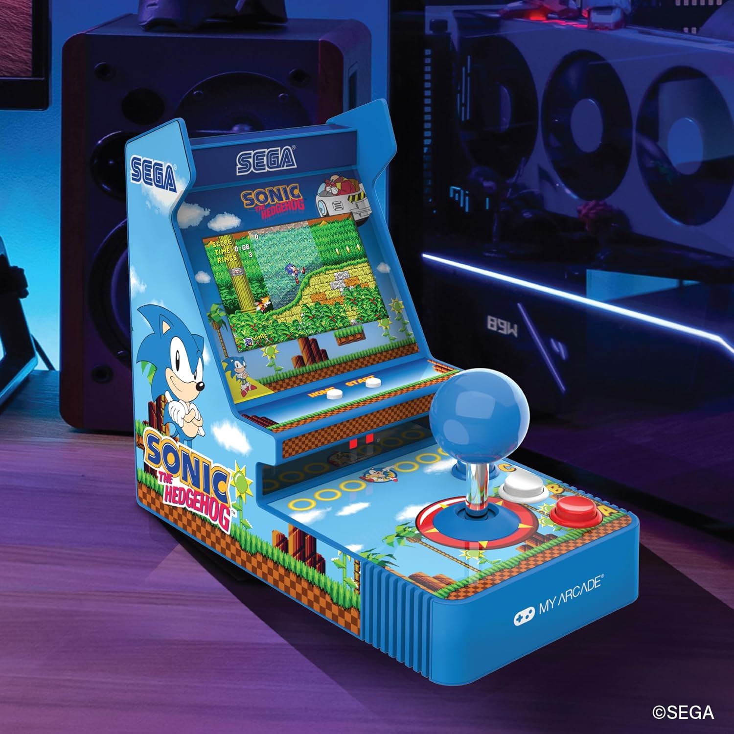 Illustration de l'article sur TEST : Mini Arcade Sonic The Hedgehog