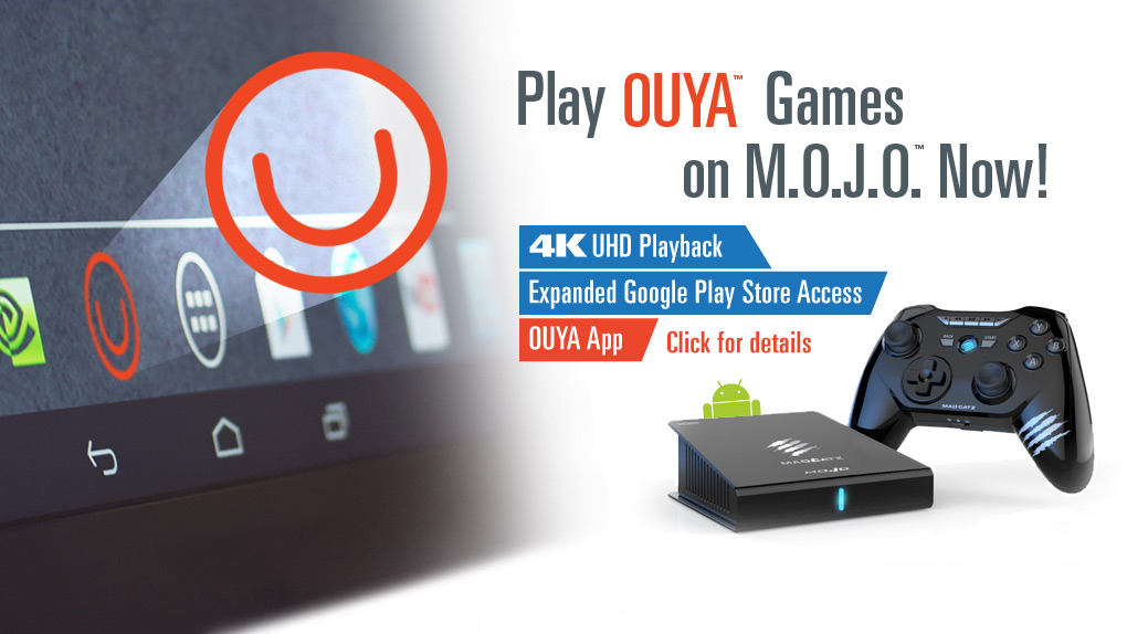 Illustration de l'article sur OUYA arrive sur la M.O.J.O la console de Mad Catz