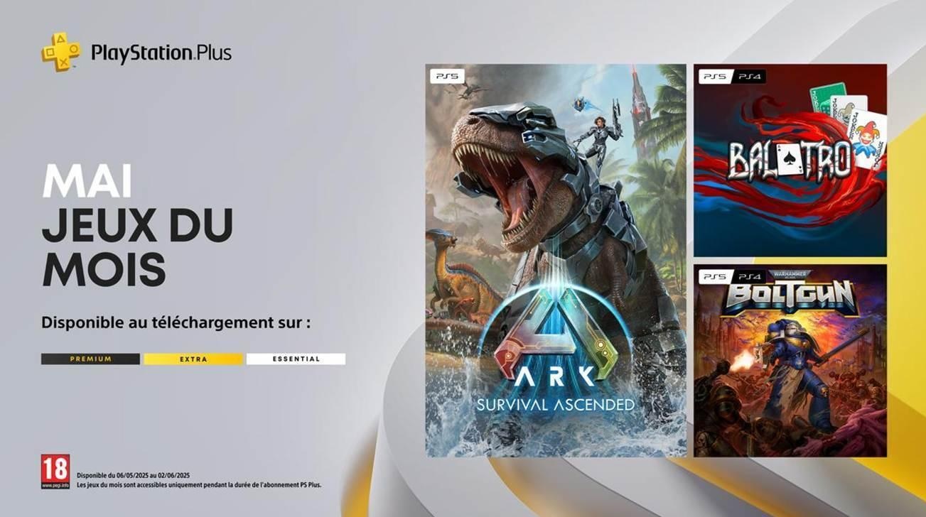 Illustration de l'article sur [PlayStation Plus] - Les jeuxdu mois de mai 2025