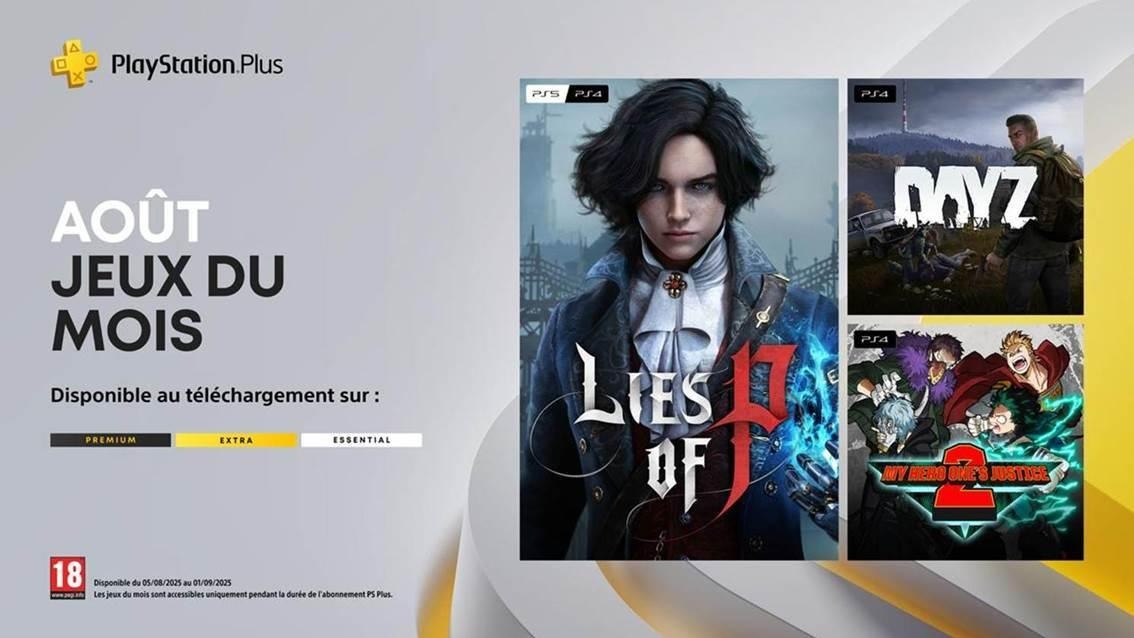 Illustration de l'article sur PlayStation Plus : les jeuxen cadeau du août 2025 !