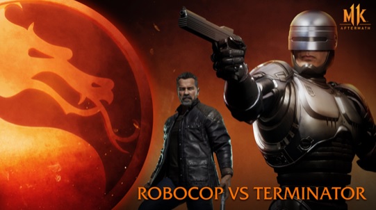 Illustration de l'article sur  RoboCop vs Terminator dansMortal Kombat 11 : Aftermath