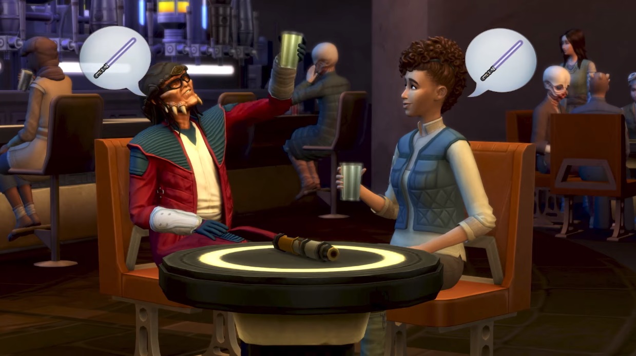 Illustration de l'article sur EA présente Les Sims 4 Star Wars : Voyage sur Batuu