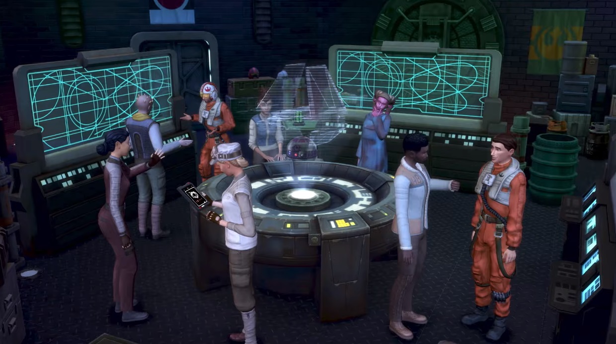 Illustration de l'article sur EA présente Les Sims 4 Star Wars : Voyage sur Batuu